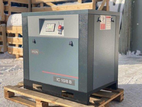 картинка Винтовой компрессор IRONMAC IC 10/10 B - б/у купить - ООО "ПромКомТех"